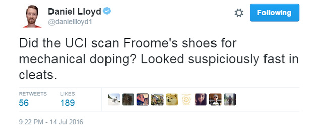 Froome futása
