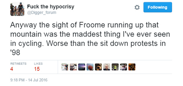 Froome futása
