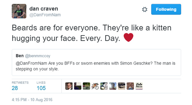 Aztán a mezőnyversenyhez hasonlóan "live tweetelte" az időfutamot is.
